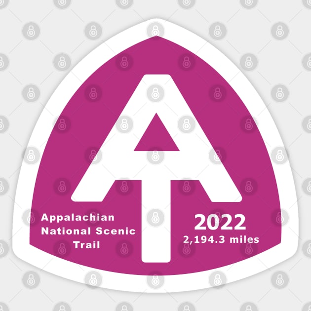 Appalachian Trail class of 2022 hangtag Sticker by Deedy Studio